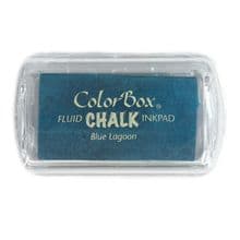 BLUE LAGOON - Colorbox Fluid Chalk Mini Ink Pad for paper, foil and clay craft